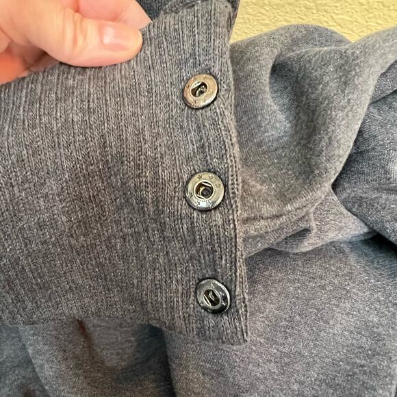 Studio Park x Shawn Killinger Womens Gray Pullover Sweatshirt Dress Size LP - Picture 11 of 12